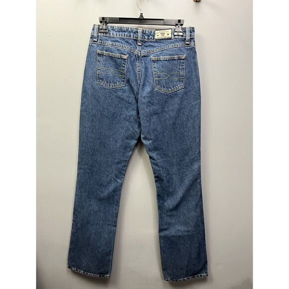 Wrangler Twenty X Bootcut Jeans Womens Sz 3/4 x 34 Button Fly Denim Western - Picture 2 of 8